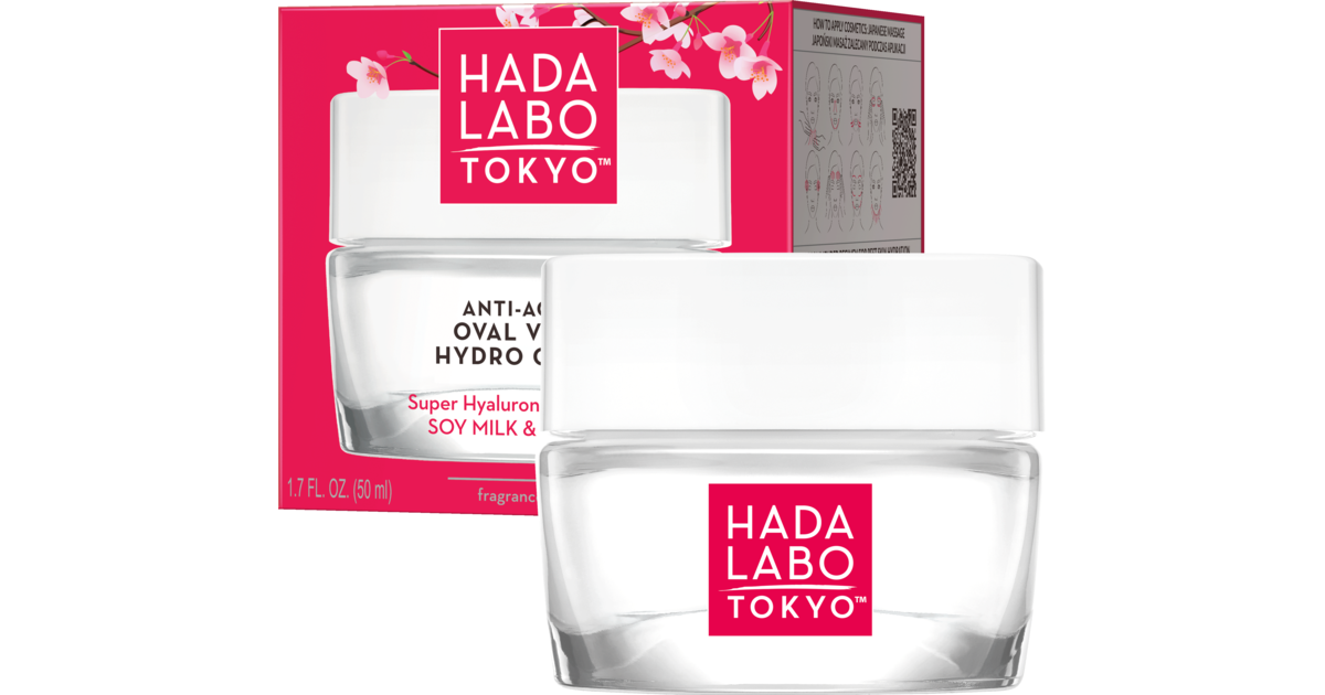 Köp Hada Labo Tokyo Anti-Aging Oval V-Lift Hydro Cream 50 ml | MEDS Apotek