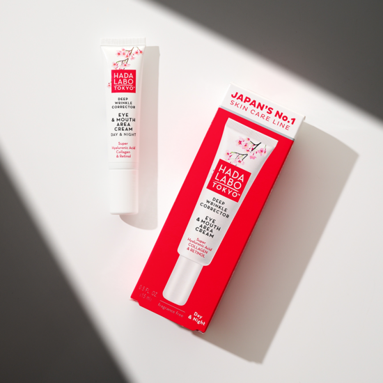 Hada Labo Tokyo Deep Wrinkle Corrector Eye & Mouth Area Cream 15 ml