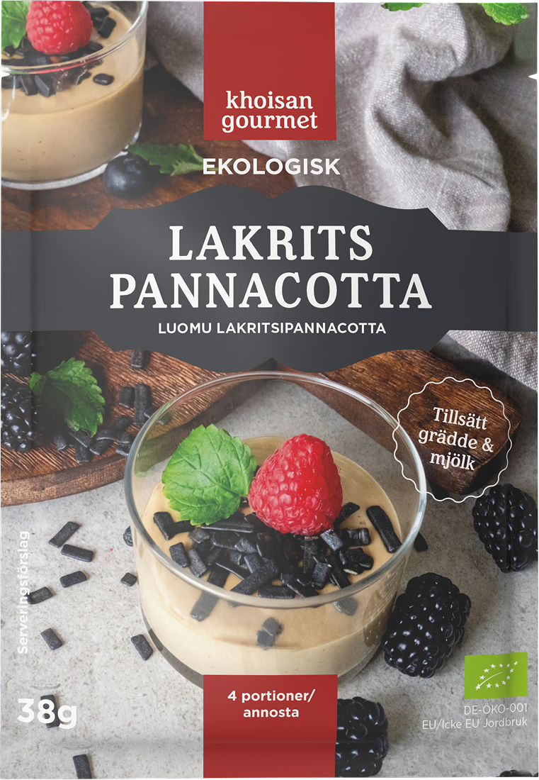 Khoisan Gourmet Pannacotta Lakrits 38 g
