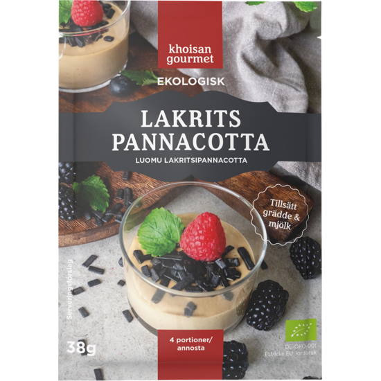 Khoisan Gourmet Pannacotta Lakrits 38 g