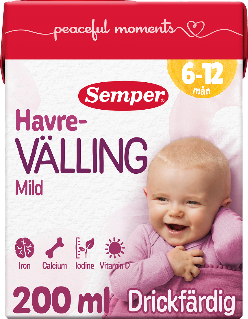 Semper Havrevälling Mild 6 mån 200ml