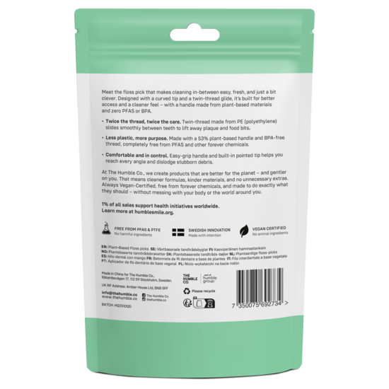 Humble Dental Floss Picks 50 st