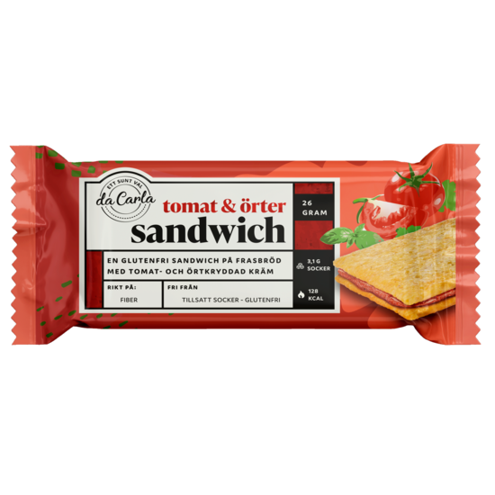 da Carla Glutenfri Sandwich Tomat & Kryddor 24 g