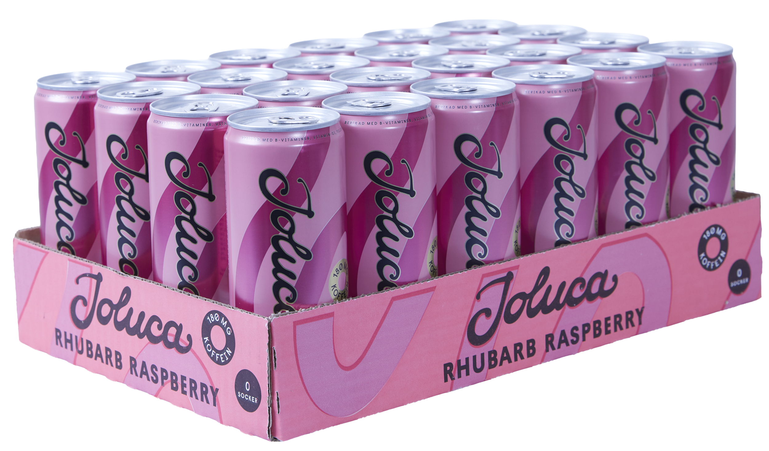 Joluca Rhubarb Raspberry 330 ml 24-pack