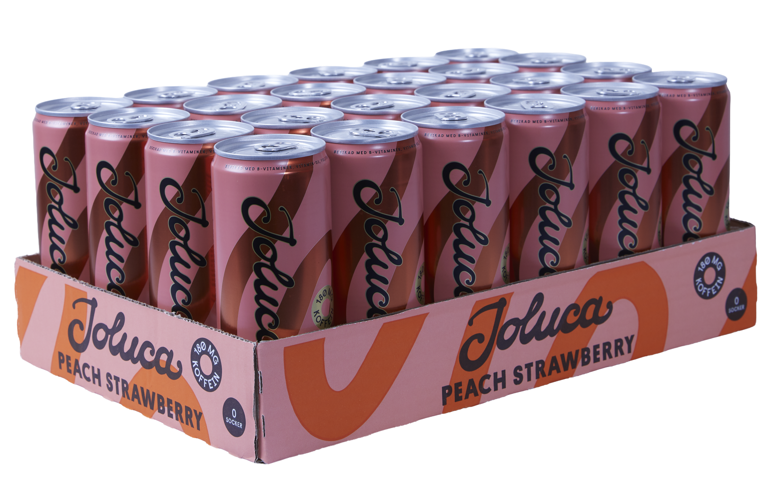 Joluca Peach Strawberry 330 ml 24-pack