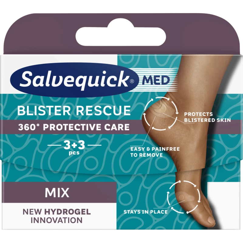SalvequickMED Blister Rescue Mix 6 st