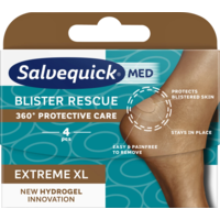 SalvequickMED Blister Rescue Extreme XL plåster 4 st