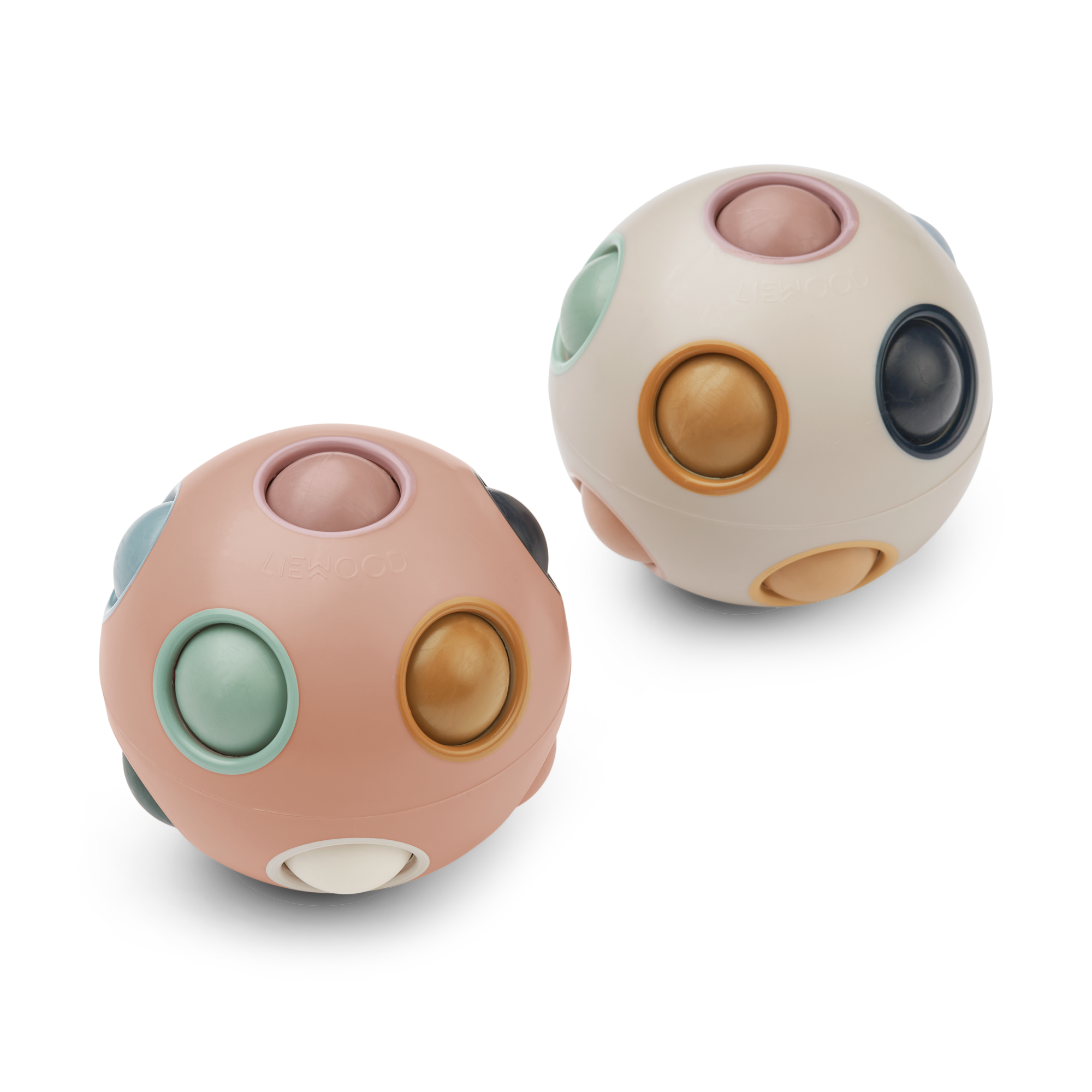 LIEWOOD Solene Pusselboll Pale Tuscany multi mix 2-pack