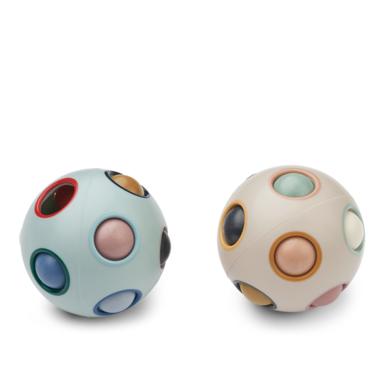 LIEWOOD Solene Pusselboll Ice Blue multi mix 2-pack