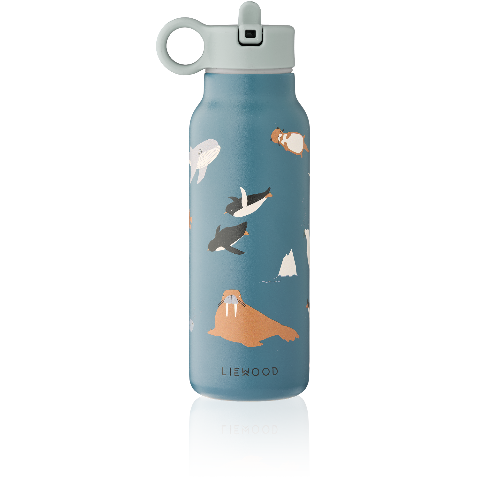 LIEWOOD Falk Vattenflaska Arctic Sea/Ocean View 350 ml