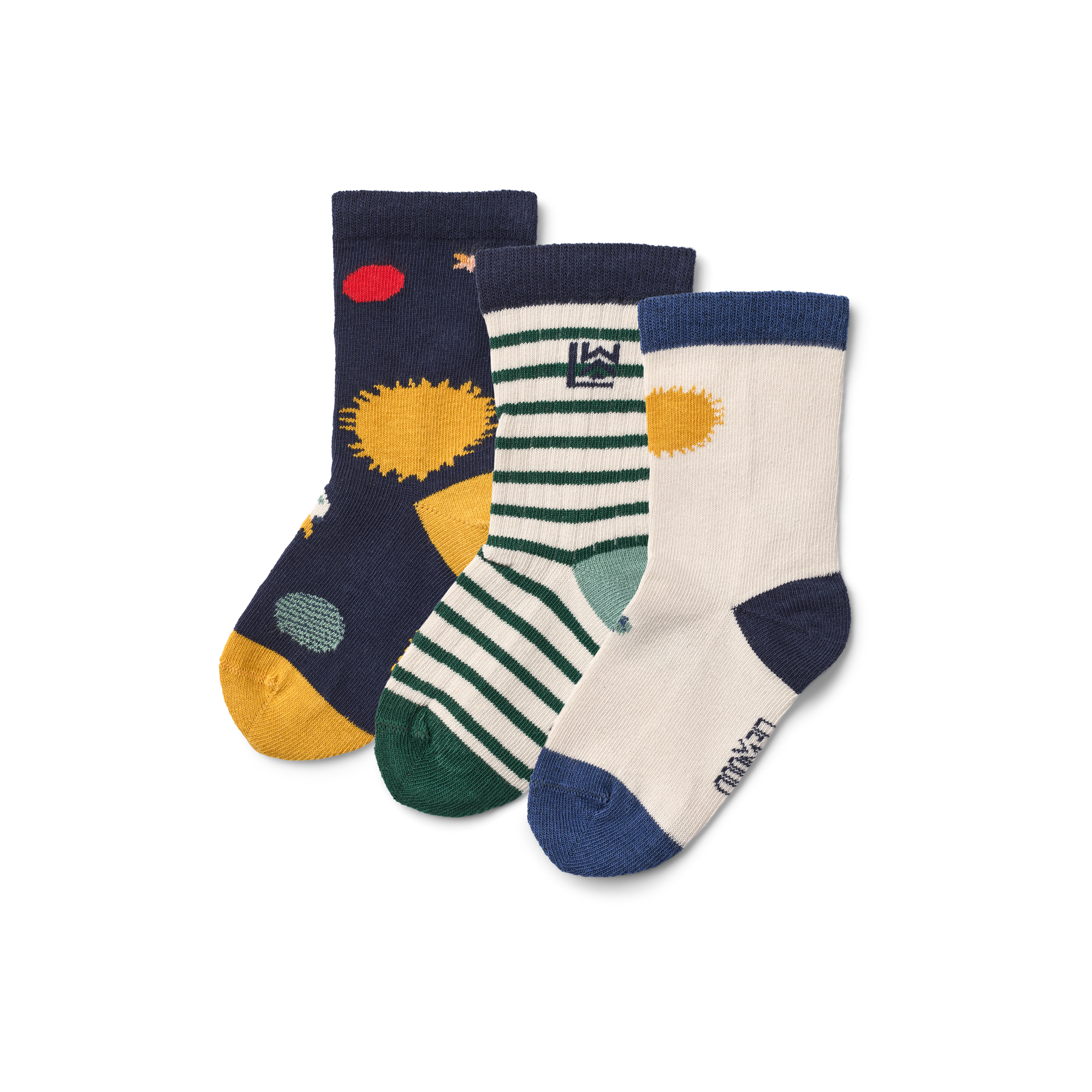 LIEWOOD Silas Strumpor Universe/Classic Navy strl 29/32 3-pack