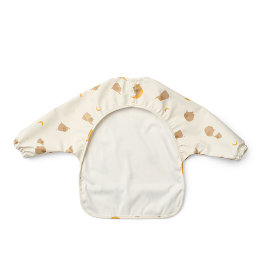 LIEWOOD Merle Långärmad haklapp Elephant/Creme de la Creme