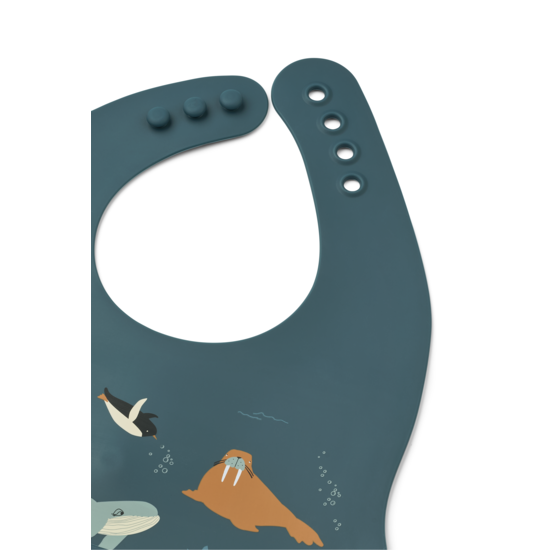 LIEWOOD Ember Haklapp Arctic Sea/Ocean View 2-pack