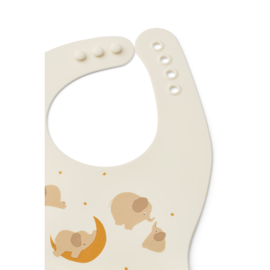 LIEWOOD Ember Haklapp Elephant/Creme de la Creme 2-pack