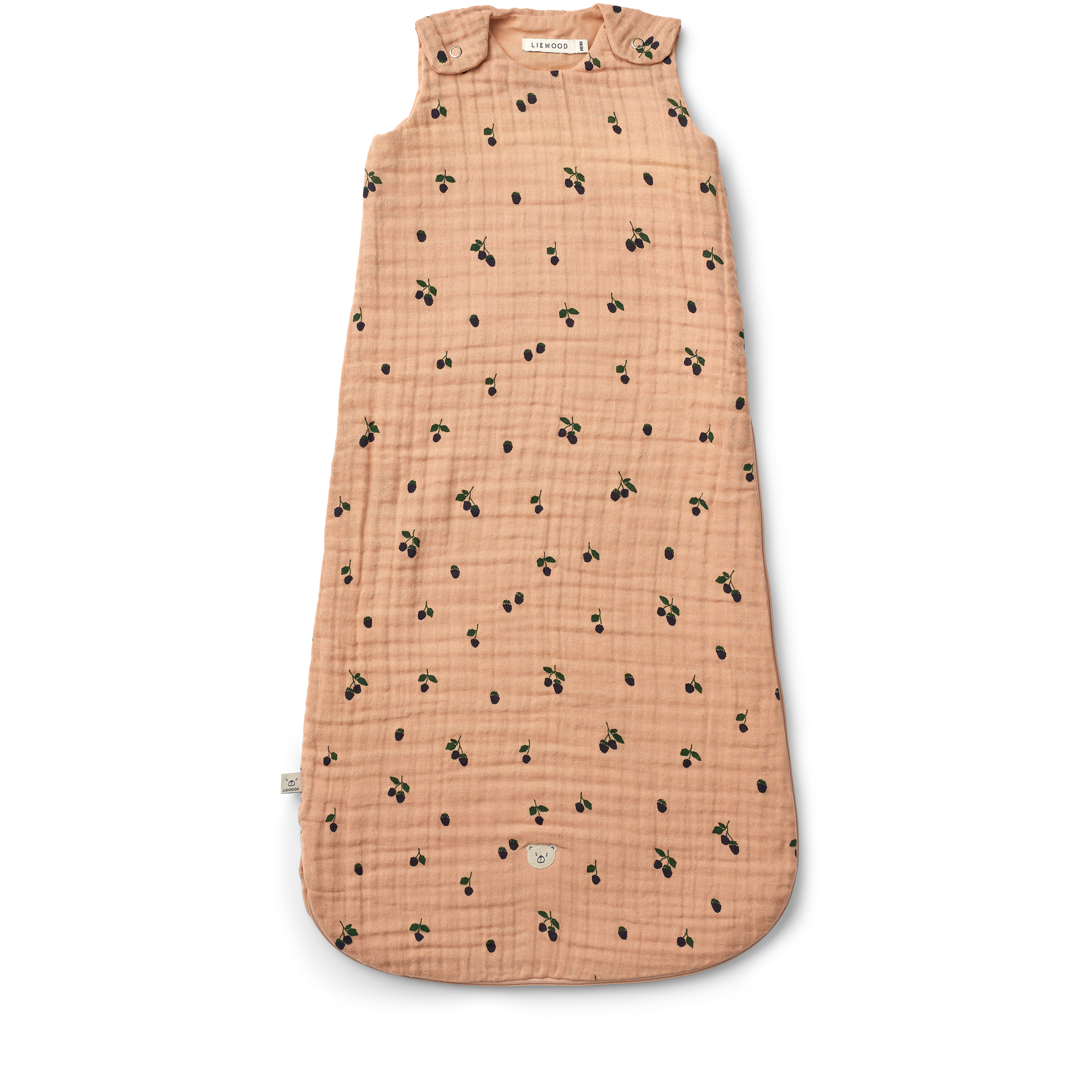 LIEWOOD Flora Sovpåse Mini Berry/Pale Tuscany strl 80/86