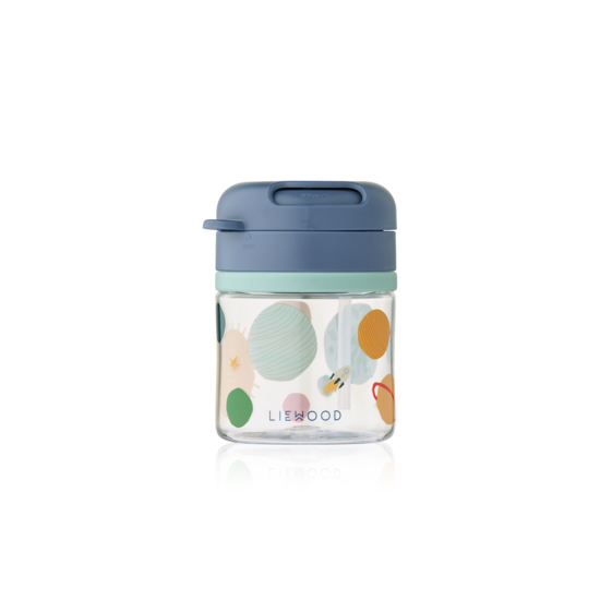 LIEWOOD Pavia Tritan Sugrörsmugg Universe/Classic Navy 280 ml