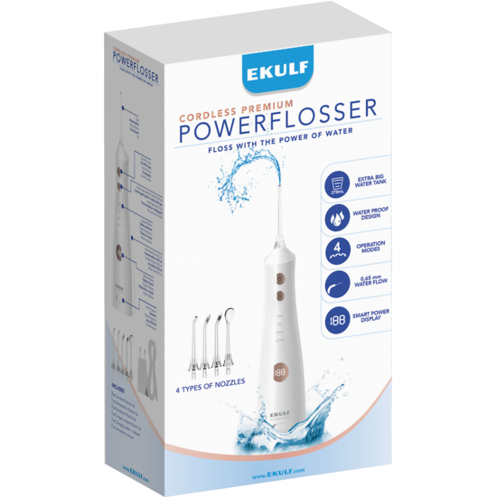 Ekulf PowerFlosser Premium White