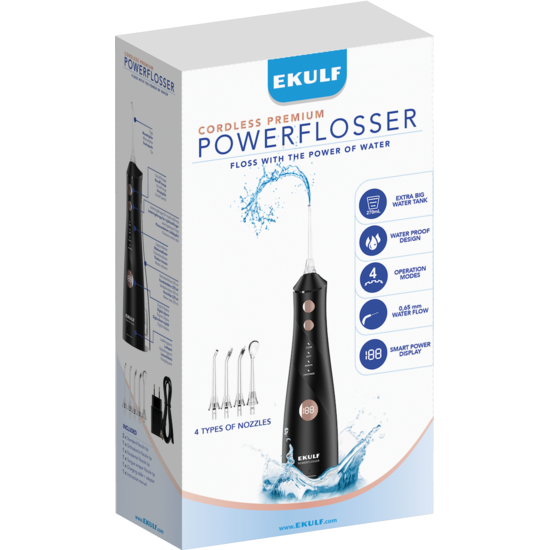 Ekulf PowerFlosser Premium Black