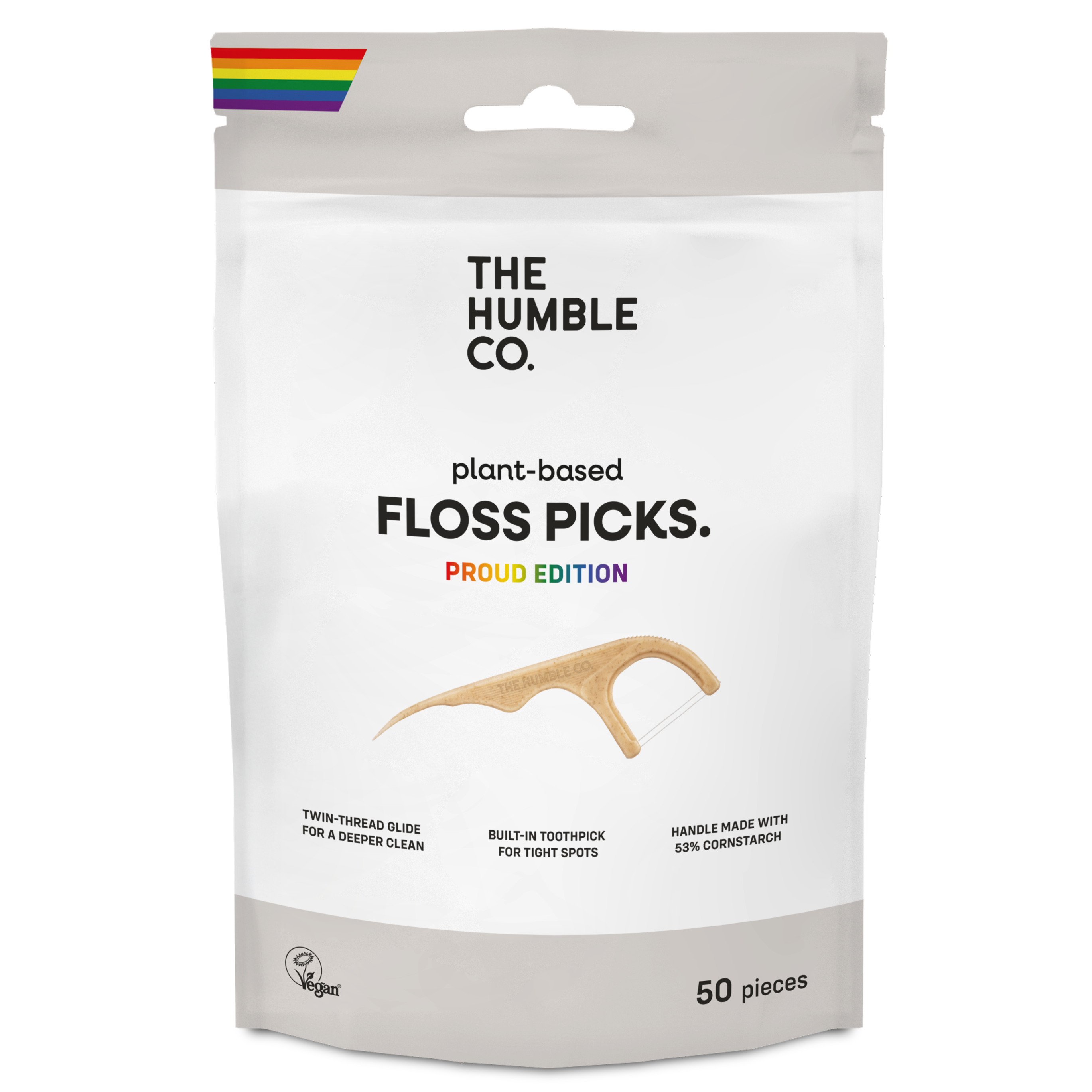 Humble Dental Floss Picks Double Thread Proud 50 st