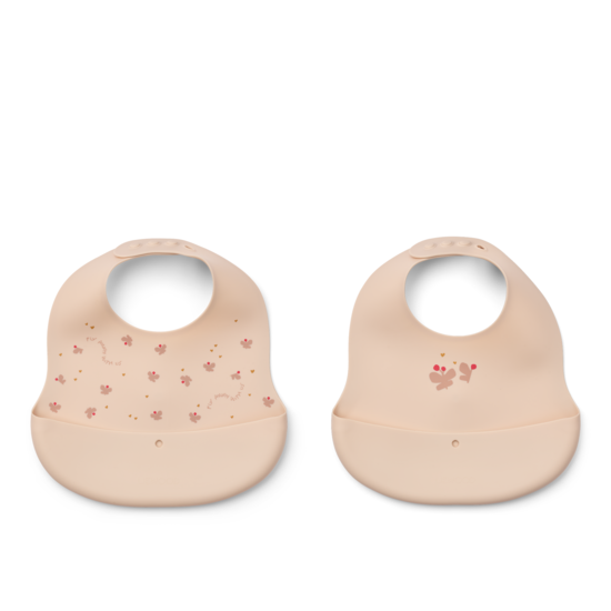 LIEWOOD Ember Haklapp Mini Butterfly/Apple Blossom 2-pack