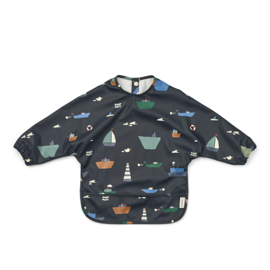 LIEWOOD Merle Långärmad Haklapp Sailing/Classic Navy