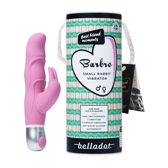 Belladot Barbro Liten Rabbit-Vibrator Rosa