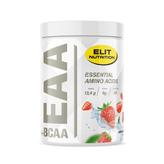 Elit Nutrition EAA + BCAA med Elektrolyter Strawberry 400 g