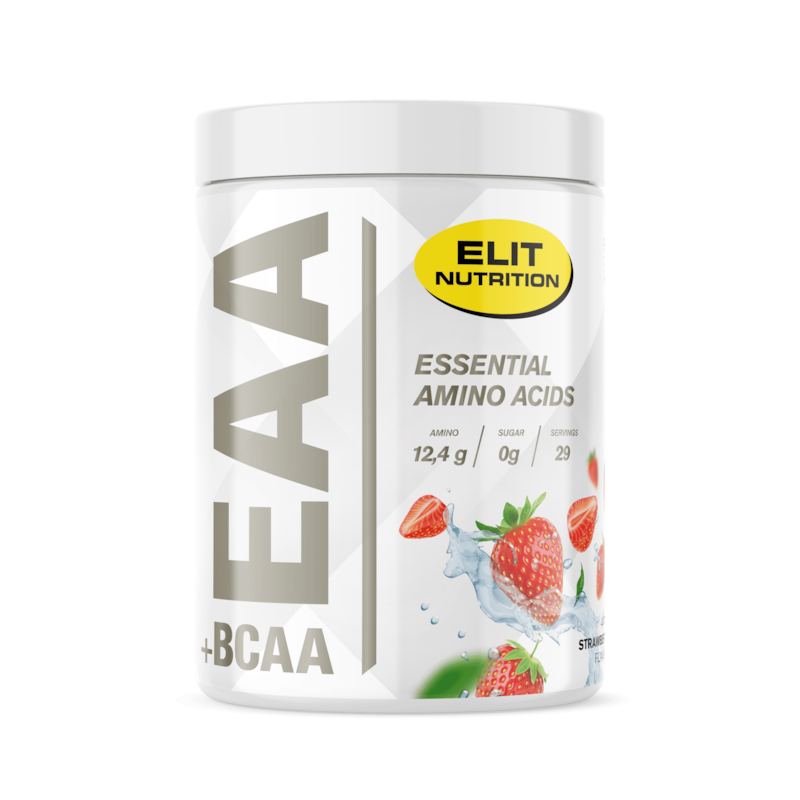 Elit Nutrition EAA + BCAA med Elektrolyter Strawberry 400 g