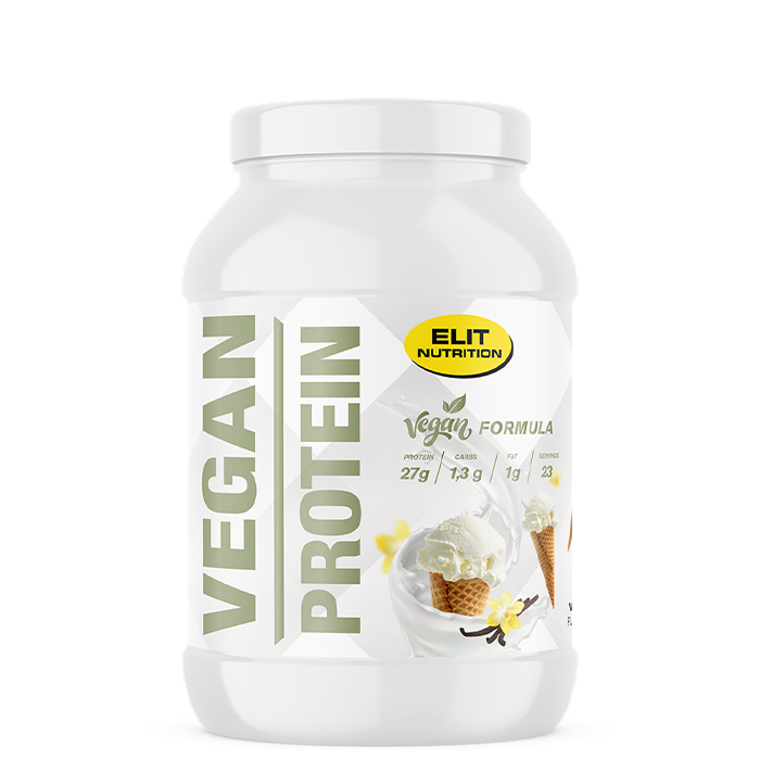 Elit Nutrition Vegan Protein Laktosfri Proteinpulver Vanilj 750 g