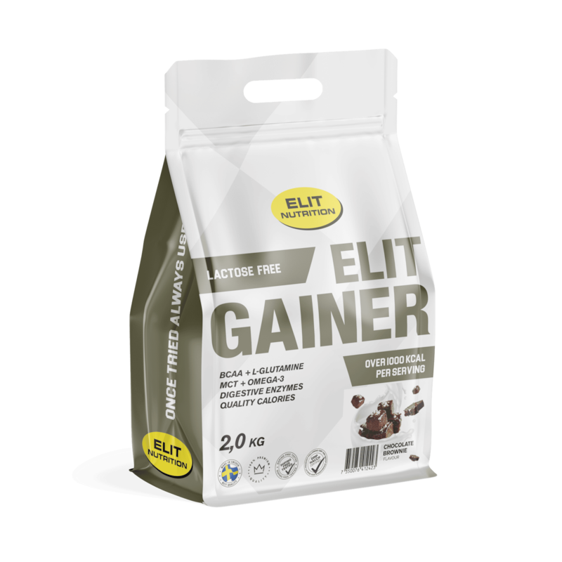 Elit Nutrition Gainer Laktosfri Chocolate Brownie 2 kg