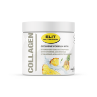 Elit Nutrition Kollagenpulver (Typ 1+3) med Hyalyronsyra Ananas 300 g