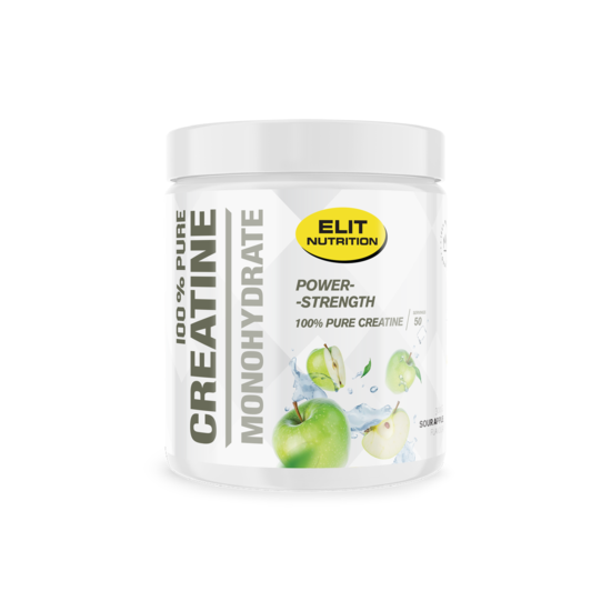 Elit Nutrition 100% Pure Kreatin Monohydrat Sour Apple 300 g