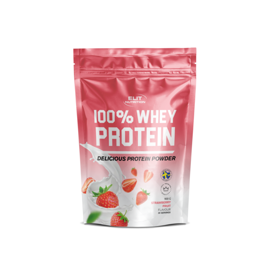 Elit Nutrition 100% Whey Protein Strawberry Fruit 900 g