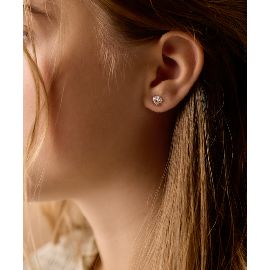 Blomdahl MP Heart 6 mm Crystal