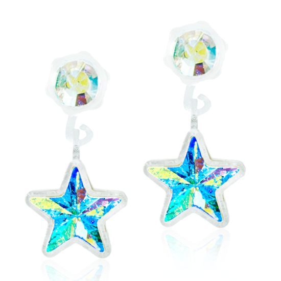 Blomdahl MP Pendant Star 4/6 mm Rainbow