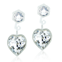 Blomdahl MP Pendant Heart 4/6 mm Crystal