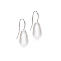 Blomdahl NT Pendant Pearl Drop 15 mm White