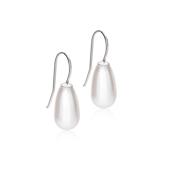 Blomdahl NT Pendant Pearl Drop 15 mm White