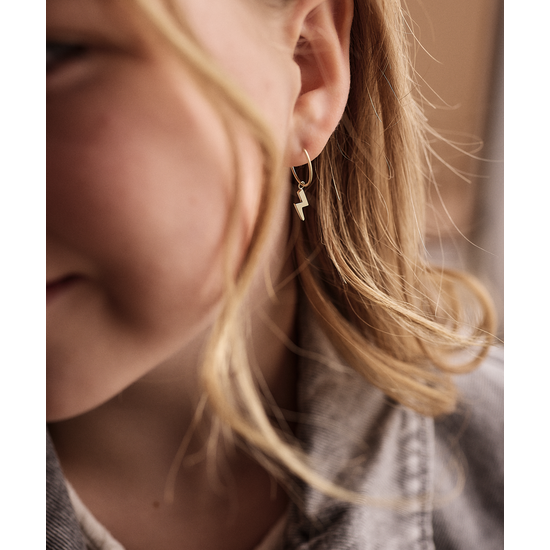Blomdahl GT Ear Ring 14 mm, Pendant Flash 11 mm