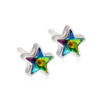 Blomdahl MP Star 6 mm Green Shimmer