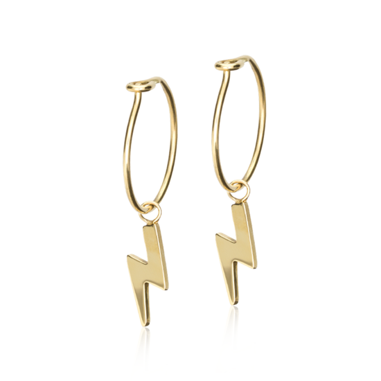 Blomdahl GT Ear Ring 14 mm, Pendant Flash 11 mm