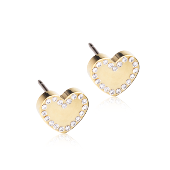 Blomdahl GT Brilliance Sweetheart 8 mm Crystal