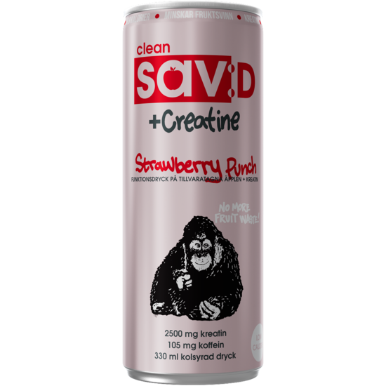Clean sav:D Strawberry Punsch 330 ml