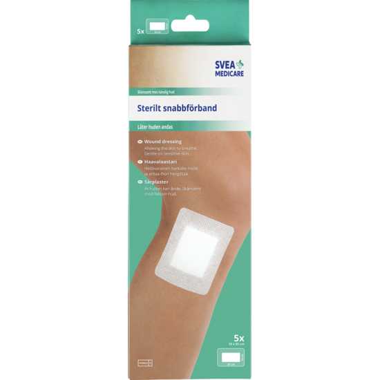 Svea Medicare Sterilt Förband 10 x 35 cm 5 st