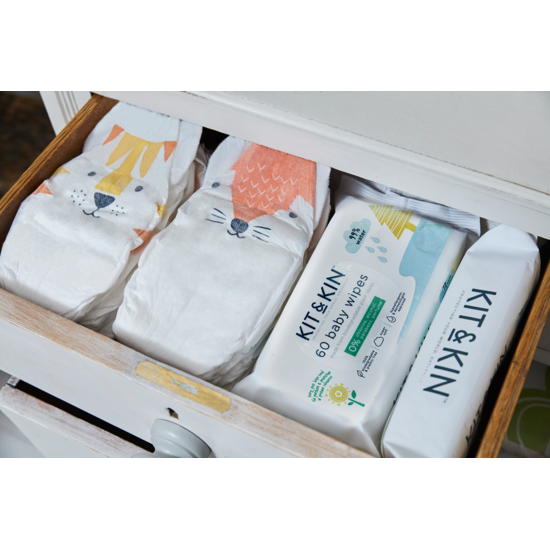 Kit & Kin Våtservetter 60-pack