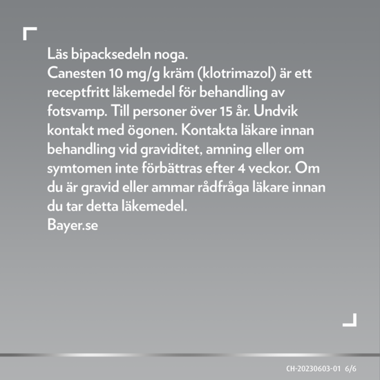 Canesten Kräm 1% 20 g