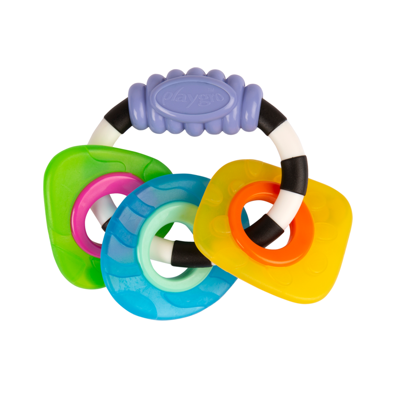 Playgro Textured Teething Rattle 0m+