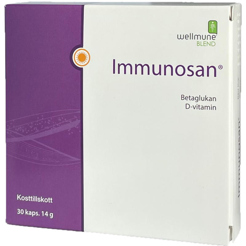 Biosan Immunosan Wellmune + D 30 kapslar