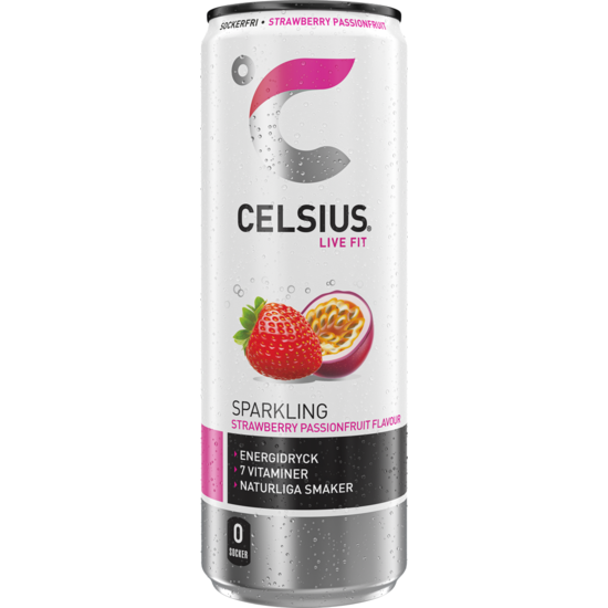 Celsius Strawberry Passionfruit 355 ml
