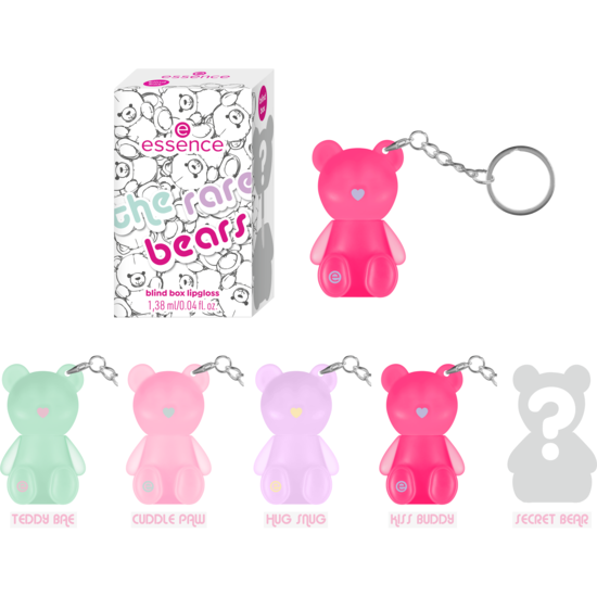 essence The Rare Bears Blind Box Lipgloss 1,38 ml